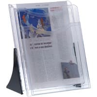 Porte-brochures Archivo 2000 A4 2 Niveaux PS (Polystyrène) Transparent 6102 CS TP