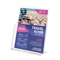 Porte-brochures Archivo 2000 A5 1 Niveaux PS (Polystyrène) Transparent 6142 CS TP