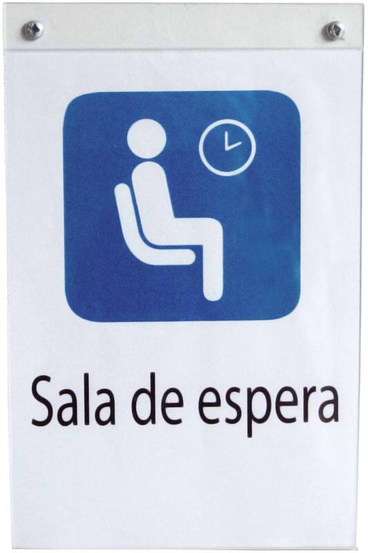 Porte-visuel Archivo 2000 A4 portrait Montage mural 21 (l) x 32 (h) cm Transparent