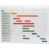 Porte-visuel Archivo 2000 A4 Paysage Montage mural 30 (l) x 23,5 (h) cm Transparent