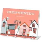 Porte-visuel Archivo 2000 60 x 90 mm En forme de L 9 (l) x 3 (p) x 6 (h) cm Transparent