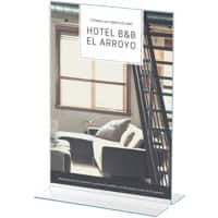 Porte-visuel Archivo 2000 A4 En forme de T 21 (l) x 8,5 (p) x 30,5 (h) cm Transparent