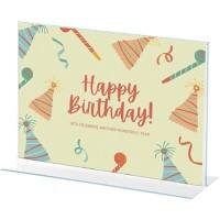 Porte-visuel Archivo 2000 A3 Paysage En forme de T 42 (l) x 10 (p) x 30,5 (h) cm Transparent