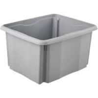 Boîte de rangement keeeper Plastique 24 L Gris 34,5 x 41 x 22 cm