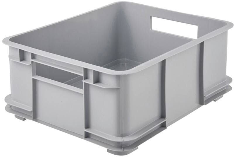 Boîte de rangement keeeper Plastique 20 L Gris 35 x 43 x 17,5 cm
