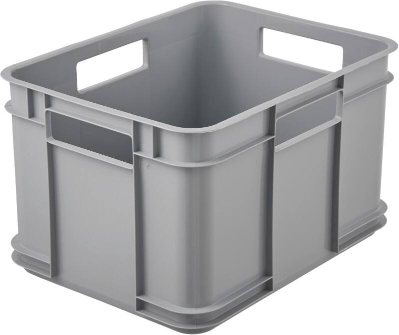 Boîte de rangement keeeper Plastique 16 L Gris 27 x 35 x 22 cm