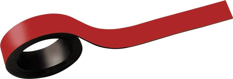 Bande magnétique Maul 1,5 cm x 1 m Rouge 6520525 2 Unités