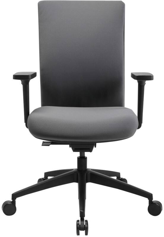 Siège de bureau Airwork G TOPSTAR Mécanisme synchrone Accoudoirs 2D Siège réglable en hauteur Anthracite 110 kg
