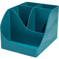 Organiseur de bureau Exacompta Skandi Pen Wave 5 compartiments PS (Polystyrène) Bleu pacifique