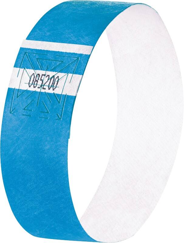 Bracelets d'événement Sigel Super Soft Bleu néon 120 Unités