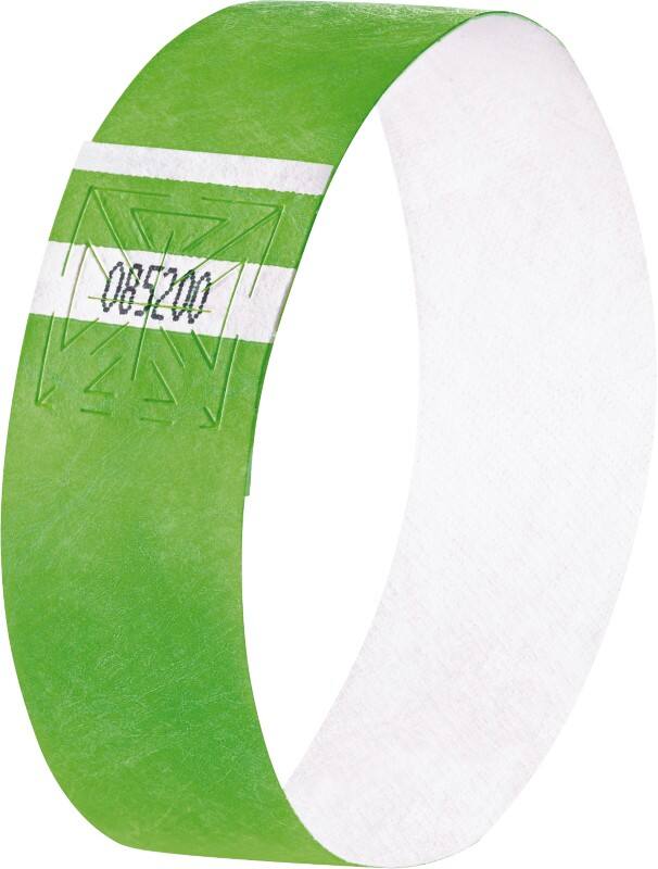 Bracelets d'événement Sigel Super Soft Vert néon 120 Unités
