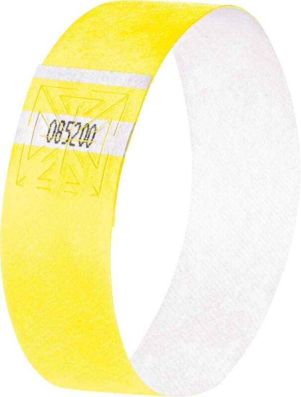 Bracelets d'événement Sigel Super Soft Jaune fluo 120 Unités