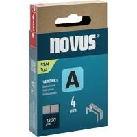 Agrafes Novus A Type 53 042-0772 4 mm 1 800 unités