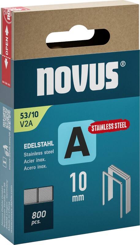 Agrafes Novus A Type 53 042-0779 10 mm 800 unités