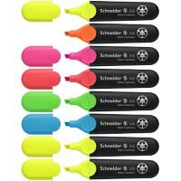 Surligneur Schneider Job Assortiment Recyclé 90% 8 Unités