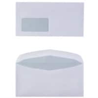 Enveloppes  Viking Avec fenêtre C6/5 229 (l) x 114 (h) mm Gommée Blanc 80 g/m² 1000 unités