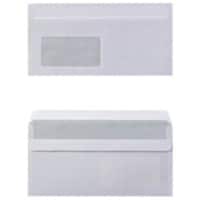 Enveloppes Viking Avec Fenêtre DL 220 (L) x 110 (H) mm Autocollante Blanc 80 g/m² 1000 Unités