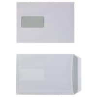 Enveloppes professionnelles Viking Avec fenêtre C5 229 (l) x 162 (h) mm Autocollante Blanc 90 g/m² 50 unités