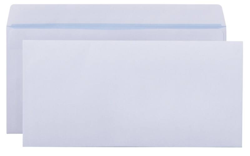 Enveloppes professionnelles Viking C6/5 Bande adhésive Blanc 229 (l) x 114 (h) mm Sans Fenêtre 80 g/m² 50 unités