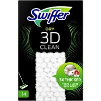 Lingettes pour sols Swiffer Blanc 32,8 x 6,2 x 24,2 cm 8006540001240 14 unités