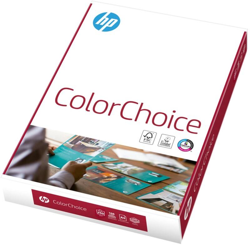 Papier imprimante HP Color Choice A4  250 g/m² Lisse Blanc 250 Feuilles 
