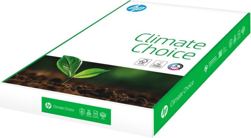 Papier imprimante HP Climate Choice A3 80 g/m² Non couché Blanc 161 CIE 500 Feuilles