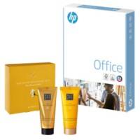 Papier imprimante HP Office A4 80 g/m² Lisse Blanc avec 20 rames de 500 feuilles + Coffret cadeau RITUALS The Ritual of Mehr 40 ml