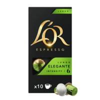 Capsules de café L'OR Lungo Elegant Torréfaction moyenne 100 unités de 0,5 g