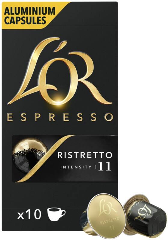 Capsules de café L'OR Espresso Ristretto Nespresso Capsules Fort 100 unités de 0,5 g