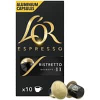 Capsules de café L'OR Espresso Ristretto Torréfaction forte 100 unités de 0,5 g