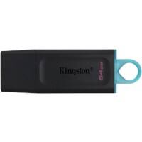 Clé USB Kingston 64 Go Noir, turquoise