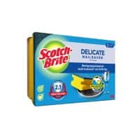 Éponge Scotch-Brite Delicate Nail Saver 13,4 x 4,6 x 8,9 cm Bleu, jaune 2 unités