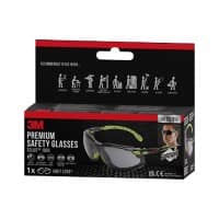 Lunettes de protection 3M Noir, vert S1GG-1