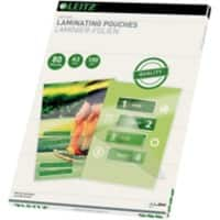 Pochette de plastification iLAM Quality Leitz 33819 A3 Brillant 80 microns (2 x 80) Transparent 100 Unités