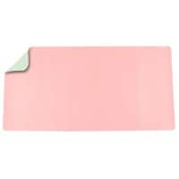 Sous-main Deflecto Faux cuir, PVC (Polychlorure de vinyle) Vert, rose 120 x 60 cm