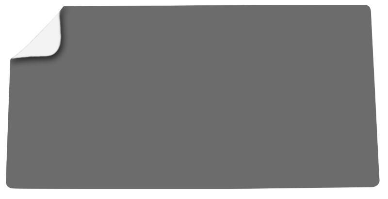 Sous-main Deflecto Cuir artificiel, PVC (Polychlorure de vinyle) Blanc, gris 80 x 40 cm