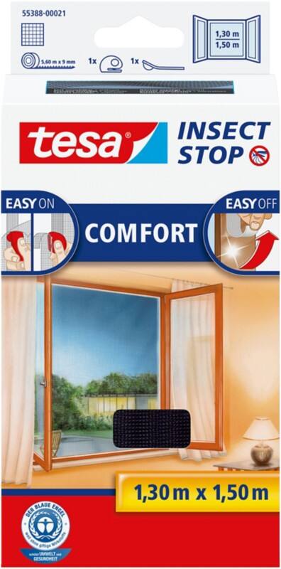 Moustiquaire tesa Comfort 1300 x 1500 mm Anthracite  