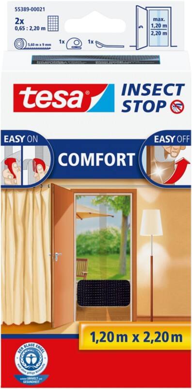 Moustiquaire tesa Comfort 650 x 2200 mm Anthracite