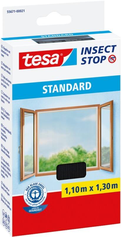 Moustiquaire tesa Standard 1100 x 1300 mm Anthracite