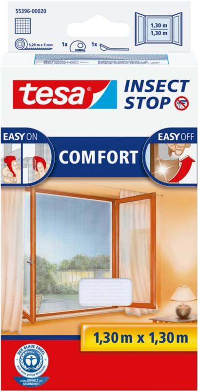 Moustiquaire tesa Comfort 1300 x 1300 mm Blanc