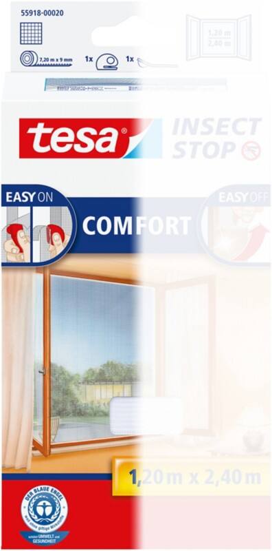 Moustiquaire tesa Comfort 1200 x 2400 mm Blanc