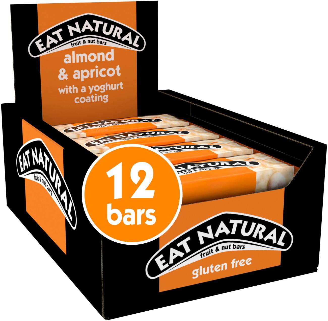 Barre petit-déjeuner Eat Natural Abricots, amande 12 unités de 40 g