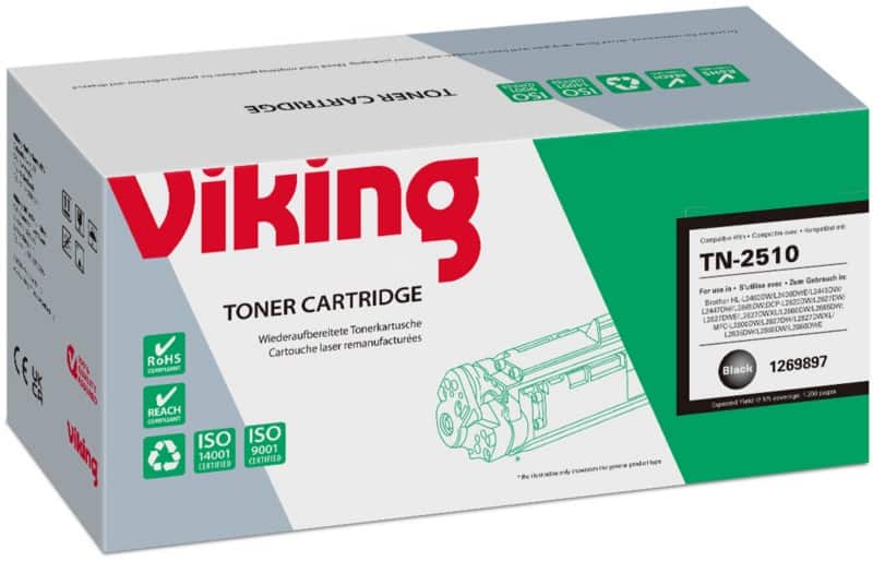 Toner Viking TN-2510 Compatible Brother Noir