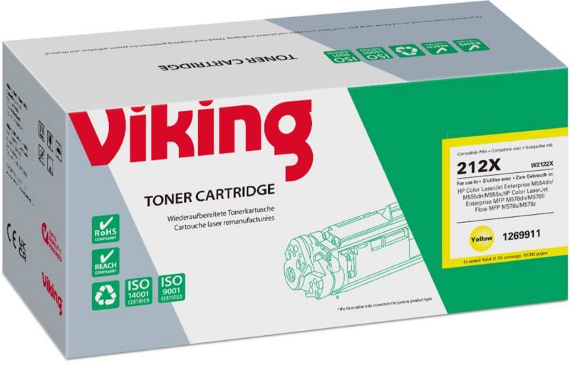 Toner Viking W2122X Compatible HP Jaune   