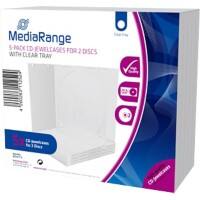 Boîtier CD/DVD MediaRange 5 Unités