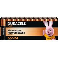 Piles Duracell Plus Power Boost AAA LR03 Alcaline 24 Unités