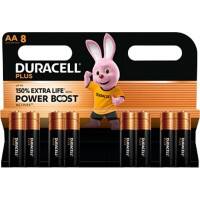 Piles Duracell Plus Power Boost AA LR6 Alcaline 8 Unités