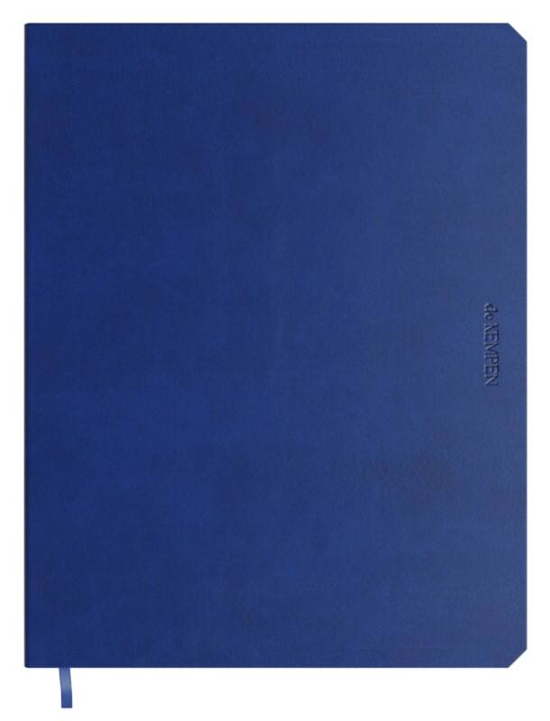 Planning hebdomadaire de KEMPEN 2026 A5 1 semaine sur 2 pages Anglais Bleu