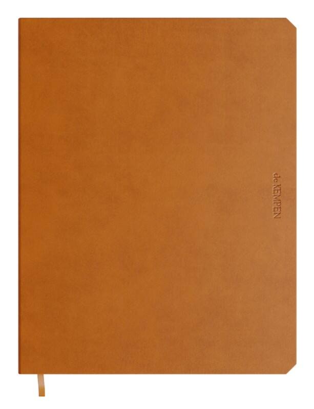 Planning hebdomadaire de KEMPEN 2026 A5 1 semaine sur 2 pages Anglais Brun