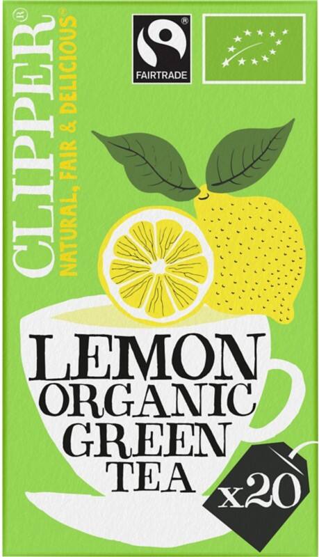 Thé Clipper Sacs Lemon Organic 20 unités de 45 g